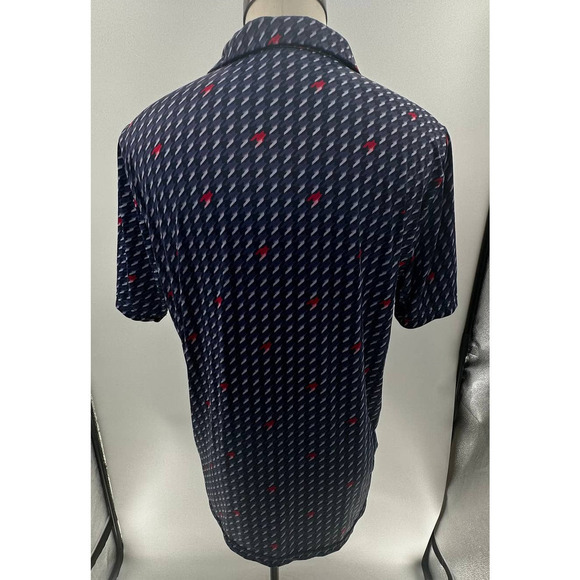 U.S. Open 122nd The Country Club Blue/Purple Short Sleeve Golf Polo- L - Picture 2 of 11